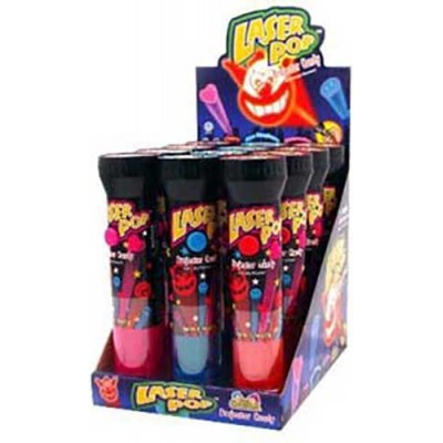 KIDSMANIA LASER POP CANDY 12CT/PACK